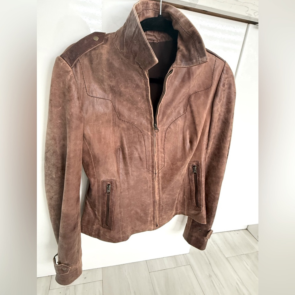 Vintage Genuine Leather Jacket